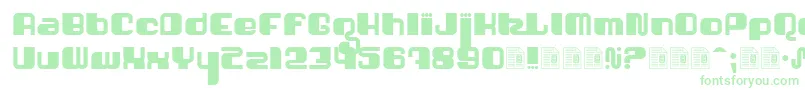 Shatner Font – Green Fonts on White Background