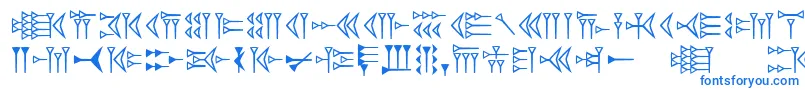 fuente Easycuneiform – Fuentes Azules