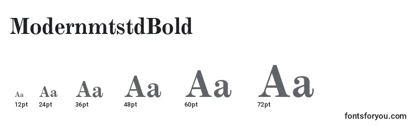 ModernmtstdBold Font Sizes