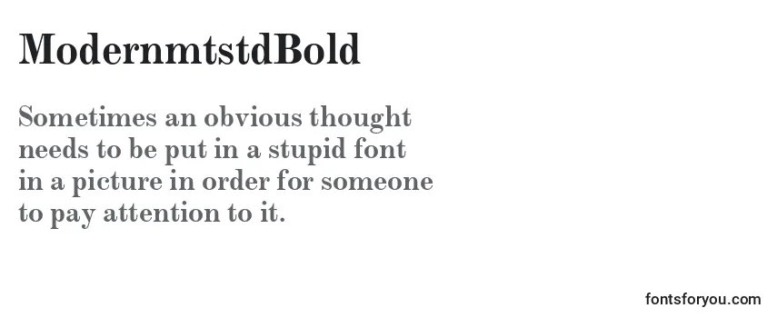 ModernmtstdBold-fontti