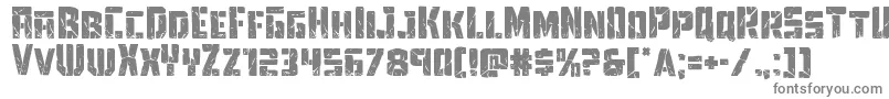 Towerruins Font – Gray Fonts on White Background