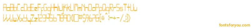 Led Font Hc Font – Orange Fonts