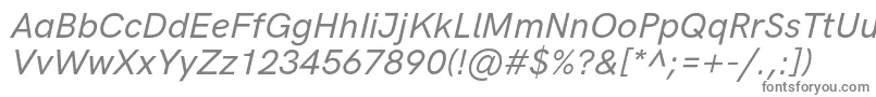 HkgroteskMediumlegacyitalic-fontti – harmaat fontit