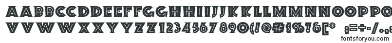 Шрифт Orionradionf – плакатные шрифты