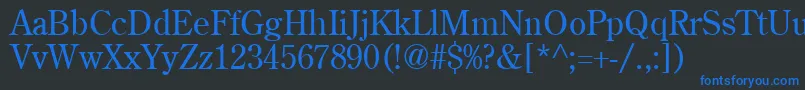 More about AgcenturionRoman Font AgcenturionRoman Font – Blue Fonts on Black Background