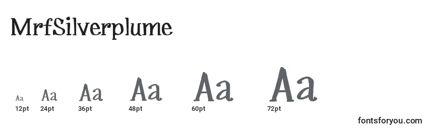 MrfSilverplume Font Sizes