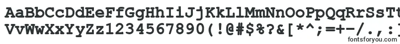 ErKurier866Bold Font – Standard Fonts