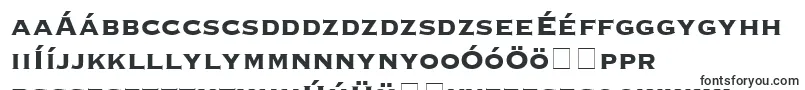 CopperplateBlackCondensedSsiBlackCondensed-fontti – unkarilaiset fontit
