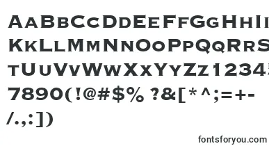  CopperplateBlackCondensedSsiBlackCondensed font
