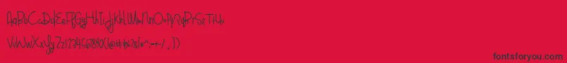 Más sobre la fuente BlueberyOatmealBold fuente BlueberyOatmealBold – Fuentes Negras Sobre Fondo Rojo