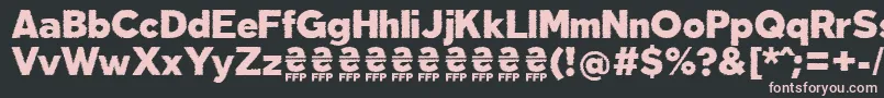 DeslucidaFontFfp Font – Pink Fonts on Black Background