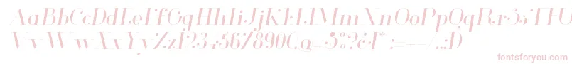 GlamorLightitalic Font – Pink Fonts