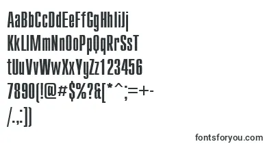  CompactcttRegular font