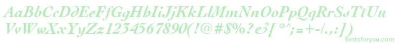 CocktailBoldItalic Font – Green Fonts