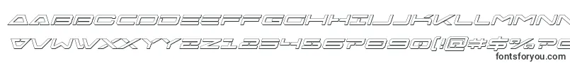 Шрифт Freeagent3Dital – очерченные шрифты