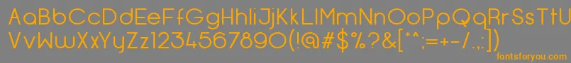 OpificioNeueRegular Font – Orange Fonts on Gray Background