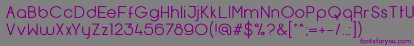 Шрифт OpificioNeueRegular – фиолетовые шрифты на сером фоне