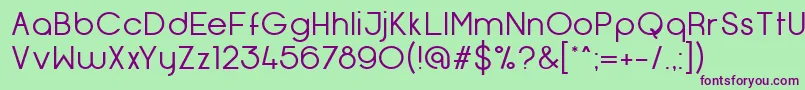 OpificioNeueRegular Font – Purple Fonts on Green Background