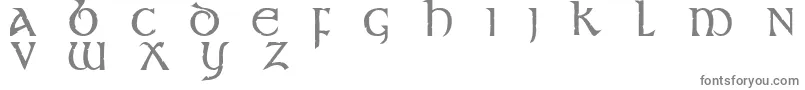 Шрифт Stonecross – серые шрифты на белом фоне