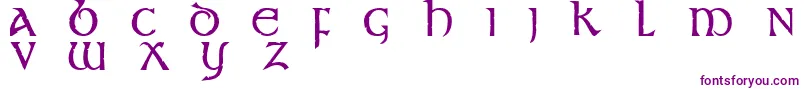 Stonecross Font – Purple Fonts on White Background