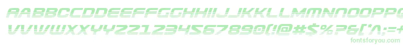 Usuzihalfital Font – Green Fonts on White Background