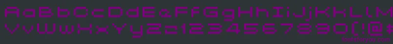 GrixelKyrou5WideXtnd Font – Purple Fonts on Black Background