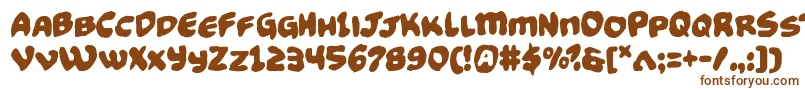 Funnypagesfunk Font – Brown Fonts