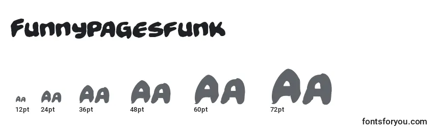 Funnypagesfunk Font Sizes