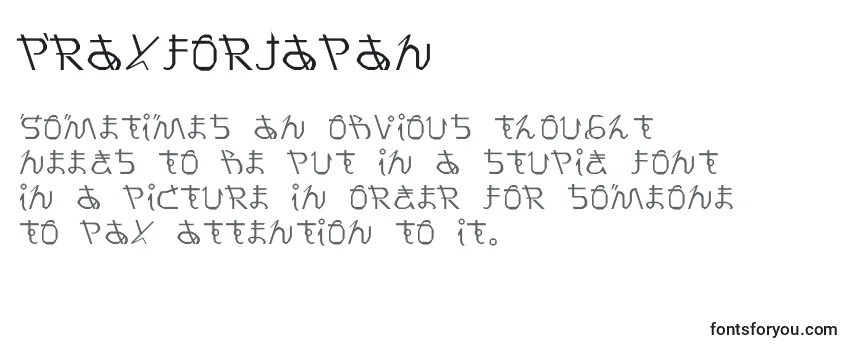 PrayForJapan Font