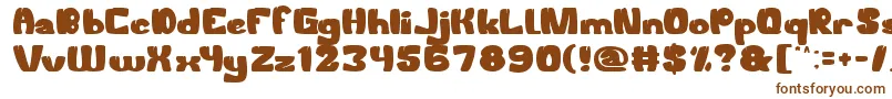 WelcomeToTheJungle Font – Brown Fonts on White Background