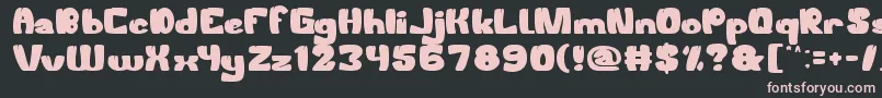WelcomeToTheJungle Font – Pink Fonts on Black Background