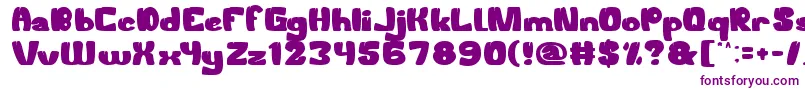 WelcomeToTheJungle Font – Purple Fonts on White Background