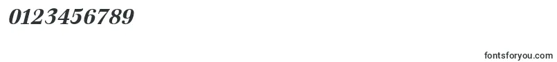 フォントEmonaBolditalic – 数字と数値のためのフォント