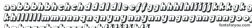 TricorneoutlinesskBolditalic-fontti – sesotho fontit