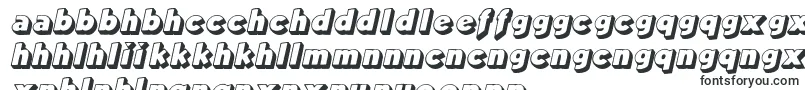 Шрифт TricorneoutlinesskBolditalic – зулу шрифты