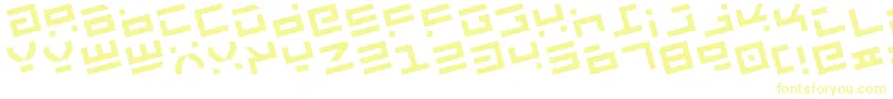 Rocktr-fontti – keltaiset fontit