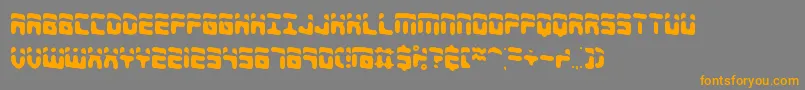 ForeshadowBrk Font – Orange Fonts on Gray Background