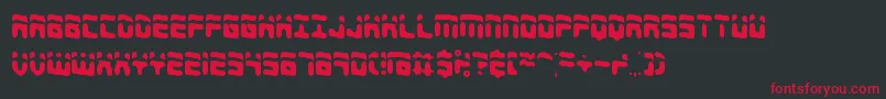 ForeshadowBrk Font – Red Fonts on Black Background