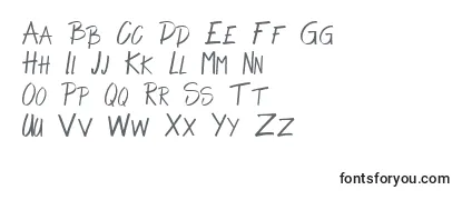 AlphaThin-fontti