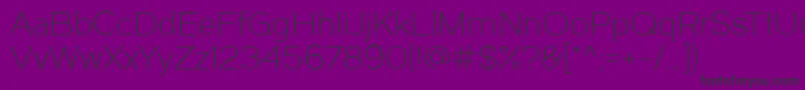 Dual300 Font – Black Fonts on Purple Background