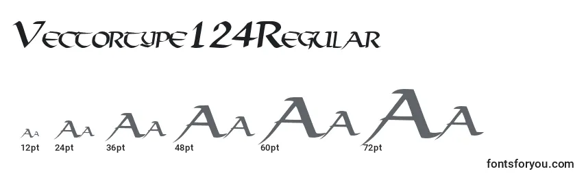 Vectortype124Regular Font Sizes