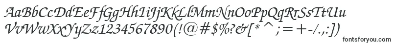 ZapfChanceryMediumItalicBt Font – Flower Fonts