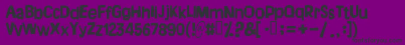 Dreamofme Font – Black Fonts on Purple Background