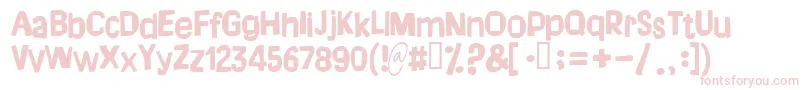 Dreamofme Font – Pink Fonts on White Background