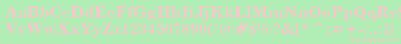 Century731BoldBt Font – Pink Fonts on Green Background