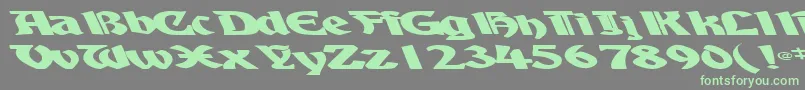 Подробнее о шрифте BoyhooddriveRegularTtext Шрифт BoyhooddriveRegularTtext – зелёные шрифты на сером фоне
