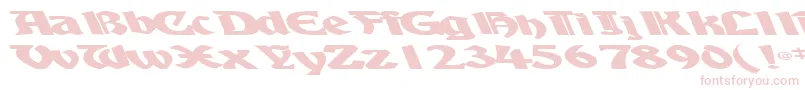 fuente BoyhooddriveRegularTtext – Fuentes Rosadas Sobre Fondo Blanco