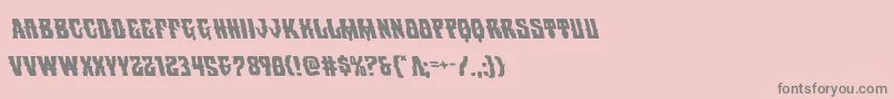 Warlocksaleleft Font – Gray Fonts on Pink Background