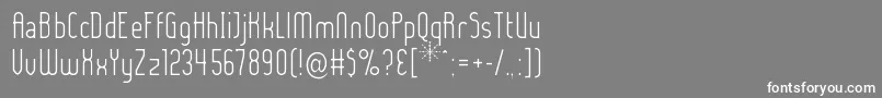 Ladyil Font – White Fonts on Gray Background