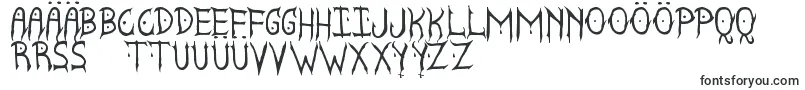Шрифт SatanycDemoniacSt – немецкие шрифты